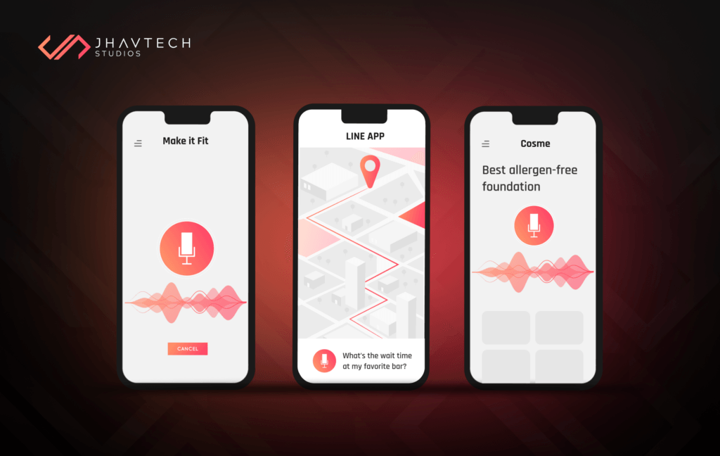 A smartphone displaying structured data for voice search optimisation.